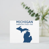 Michigan H5 Briefkaart (Staand voorkant)