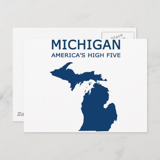 Michigan H5 Briefkaart (Voorkant / Achterkant)