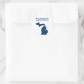 Michigan H5 Ronde Sticker (Tas)