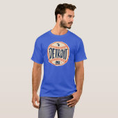 Michigan Hand Getekend Script Ontwerp T-shirt (Voorkant volledig)