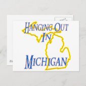 Michigan - Hanging Out Briefkaart (Voorkant / Achterkant)
