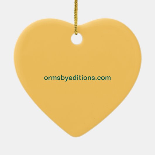 Michigan Heart Ornament (Achterkant)