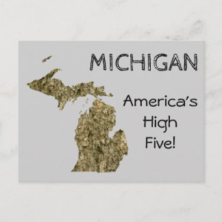 Michigan - het Amerikaanse High Vijf Briefkaart