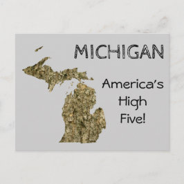 Michigan - het Amerikaanse High Vijf Briefkaart