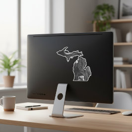 Michigan Highland Koe Sticker