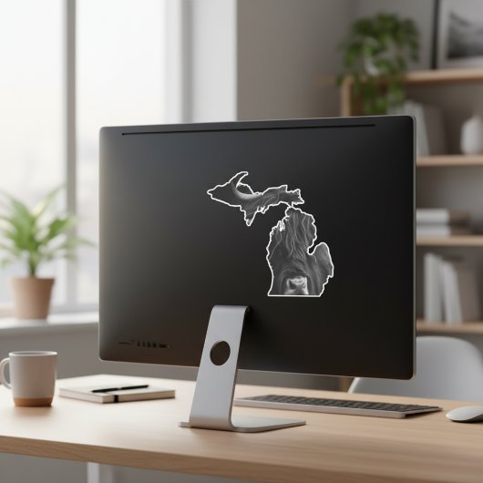 Michigan Highland Koe Sticker