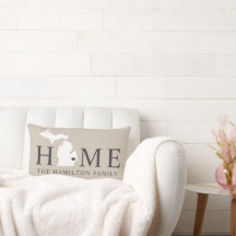 Michigan Home Beige Familie Monogram
