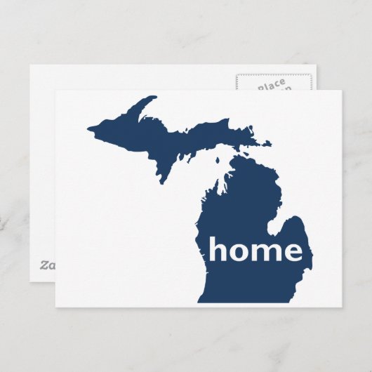 Michigan Home Briefkaart (Voorkant / Achterkant)