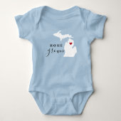 Michigan Home Grown State T-shirt (Voorkant)
