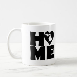 Michigan Home Heart State Mok of Travel Mug