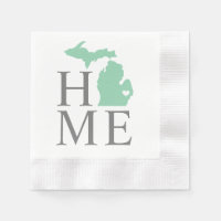 Michigan Home Mint Green Custom City Heart