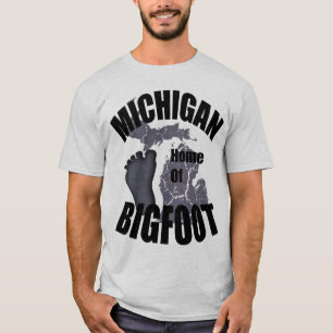 Michigan Home of Bigfoot T-shirt