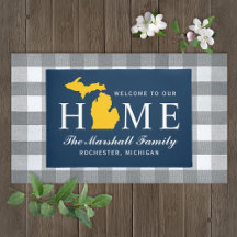 Michigan Home State Blue Maize Custom Welkom