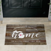 Michigan Home State Personalized Wood Kijk uit Deurmat