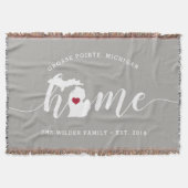 Michigan Home State Persoonlijk Deken (Voorkant)