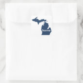Michigan Home Vierkante Sticker (Tas)