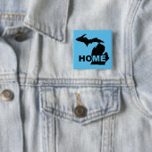 Michigan Home weg van de Button Badge Pin (In situ)