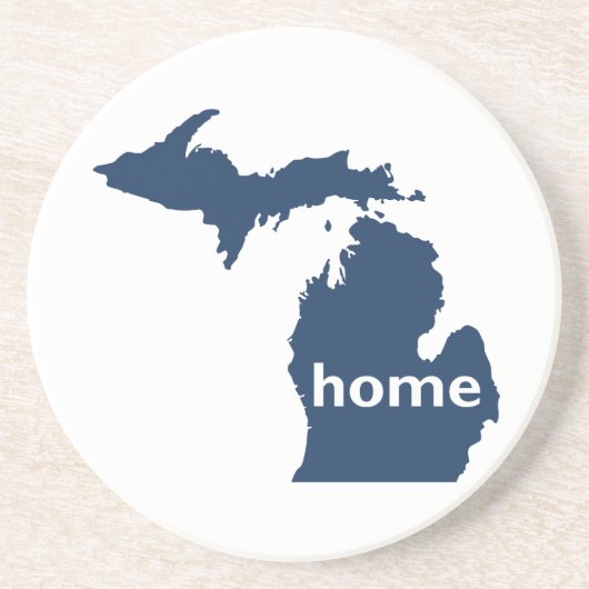 Michigan Home Zandsteen Onderzetter (Voorkant)