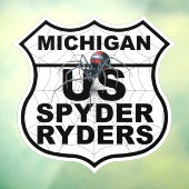 Michigan Hoofdstuk - Decal Hoofdstuk Logo (Vel 3)