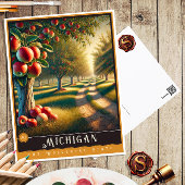 Michigan | hyperrealistisch Briefkaart