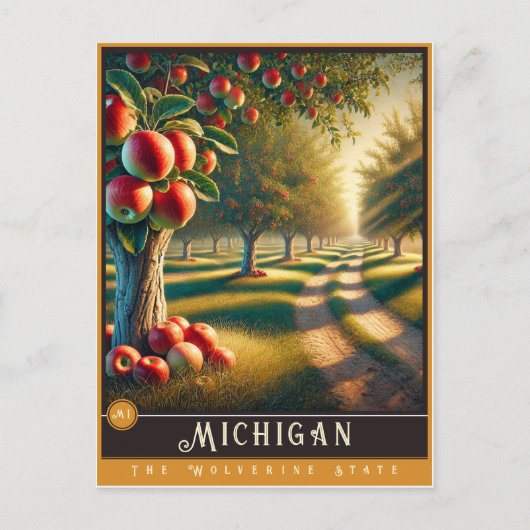 Michigan | hyperrealistisch Briefkaart (Voorkant)