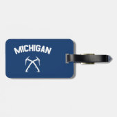 Michigan Ice clibing Bagagelabel (Achterkant horizontaal)