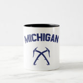 Michigan Ice clibing Tweekleurige Koffiemok (Center)