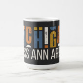 Michigan Ik Mis Ann Arbor Magische Mok (Midden)