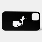 Michigan in het wit en zwart Case-Mate iPhone case (Achterkant (horizontaal))