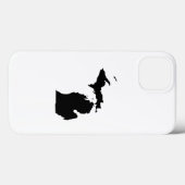 Michigan in zwart en wit Case-Mate iPhone case (Achterkant (horizontaal))