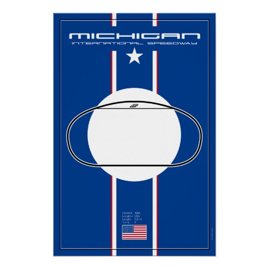 Michigan International Speedway Perfect Poster (Voorkant)