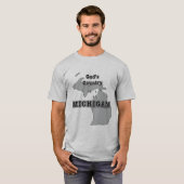 Michigan is GOD'S LAND T-shirt (Voorkant volledig)