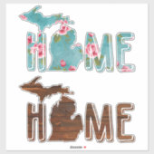 Michigan is thuis | Michigan Sticker (Vel)