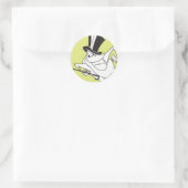Michigan J. Frog Dancing Ronde Sticker (Tas)
