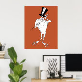 Michigan J. Frog Happy Poster (Thuiskantoor)