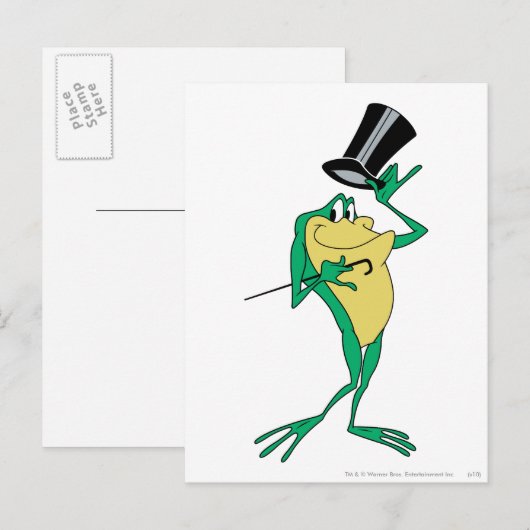 Michigan J. Frog in Color Briefkaart (Voorkant / Achterkant)