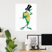 Michigan J. Frog in Kleur Poster (Thuiskantoor)