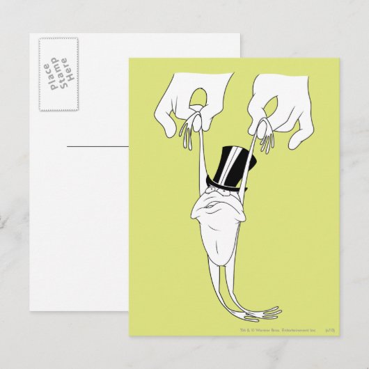 Michigan J. Frog met Help Briefkaart (Voorkant / Achterkant)