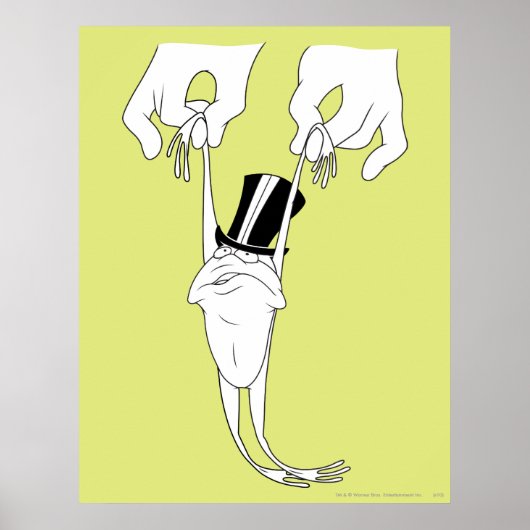 Michigan J. Frog met Help Poster (Voorkant)