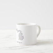 Michigan-kaart Espresso Kop (Voorkant rechts)