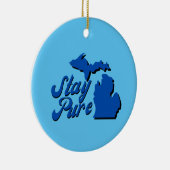 Michigan - Kaart overzicht Ornament (Rechts)