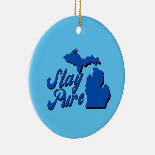 Michigan - Kaart overzicht Ornament (Rechts)
