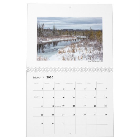 Michigan Kalender (Mar 2026)