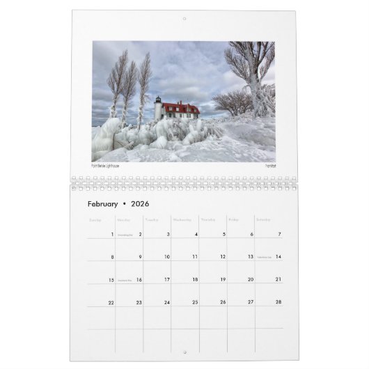 Michigan Kalender (Feb 2026)