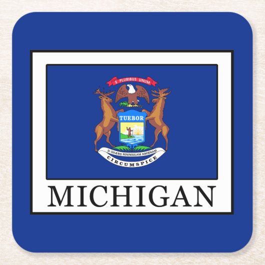 Michigan Kartonnen Onderzetters (Voorkant)