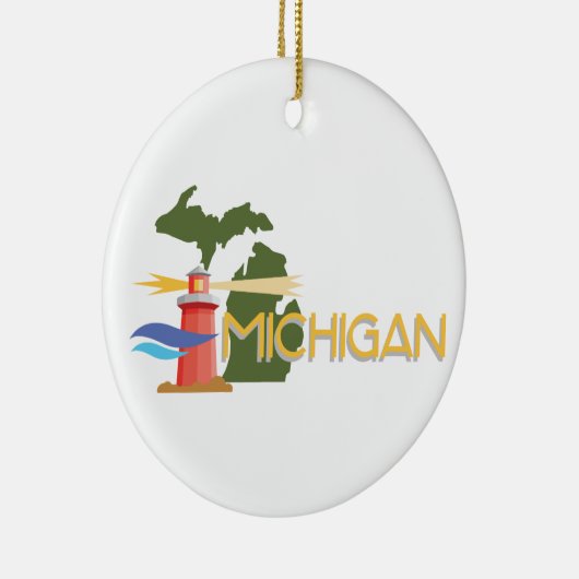 Michigan Keramisch Ornament (Rechts)