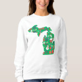 Michigan Kerst Sweatshirt! Trui (Voorkant)