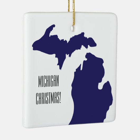 Michigan Kerstversient Keramisch Ornament (Rechts)