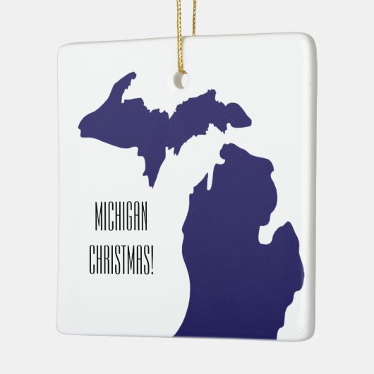 Michigan Kerstversient Keramisch Ornament (Links)