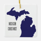 Michigan Kerstversient Keramisch Ornament (Voorkant)